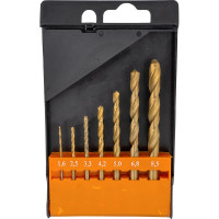 Набор сверл по металлу НС14 (7 шт; от 1.6 до 8.5 мм) ИПК naborsverlNS14