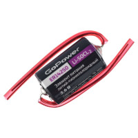 Батарейка GoPower 14250 1/2AA PC1 Li-SOCl2 3.6V с выводами (1/10/500) 00-00015330