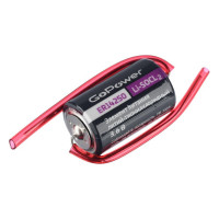Батарейка GoPower 14250 1/2AA PC1 Li-SOCl2 3.6V с выводами (1/10/500) 00-00015330