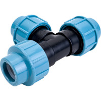 Тройник ПНД компрессионный 25 мм AV Engineering AVE107252525