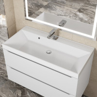 Раковина для ванной комнаты Uperwood Classic 90 см, прямоугольная 291020338