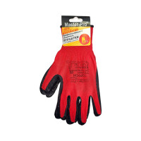 Рабочие перчатки Master-Pro® ТОРРОН нейлоновые с рельефным латексным покрытием 1 пара 3513-NLA-1