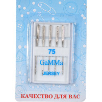 Иглы для бытовых швейных машин для трикотажа NT №75/11 5 шт. Gamma 93316