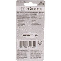 Иглы для бытовых швейных машин универсальные NU №90/14 5 шт. Gamma 93309