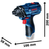 Гайковерт Bosch GDR 120-LI 1x12V 2.0 Ah + GAL 12V-20 06019F0007