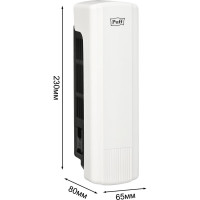 Дозатор для мыла Puff 8110, 350 мл, белый, ABS-пластик 1402.015