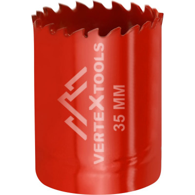 Коронка биметаллическая по металлу 35 мм vertextools 2525-35