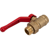 Шаровой кран для воды VALFEX OPTIMA латунный 1/2" ВР/НР рычаг, амер-ка, 11Б27фт1М VF.225.L0R1.012.Bir