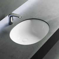 Умывальник Ceramicanova Element овальный, встраиваемый под столешницу 560x420x195 мм CN6043