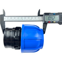 Муфта ПНД соединительная 50 мм - ВР 1 1/2" Boutte 1649250