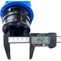 Муфта ПНД соединительная 50 мм - ВР 1 1/2" Boutte 1649250