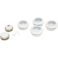 Универсальный комплект для подключения радиаторов Uni-Fitt 3/4" RAL 9010 KIT0134SIL00