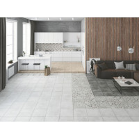 Керамогранит LB CERAMICS Цемент стайл (бело-серый; 45x45 см; площадь упаковки 1,62 кв.м) СК000037362