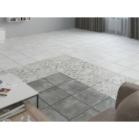 Керамогранит LB CERAMICS Цемент стайл (бело-серый; 45x45 см; площадь упаковки 1,62 кв.м) СК000037362