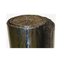 Базальтовый мат с фольгой BASFIBER 10000x1200x8 мм, 12 м2, огнеупорный, 700С БИМ 8 Ф-рулон