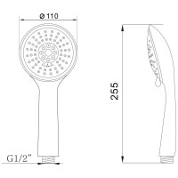 Лейка для душа AV Engineering AVSSS-025