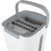 Швабра с отжимом и двухкамерным ведром LAIMA Pro Clean 11 л/9 л 607979