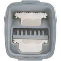 Швабра с отжимом и двухкамерным ведром LAIMA Pro Clean 11 л/9 л 607979