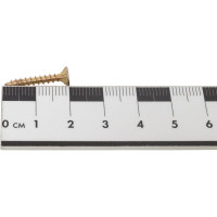 Саморезы по дереву КРЕП-КОМП ПРОФИ желтые, потайные, 3.0x20 мм, 100 шт. 03020Fhмф