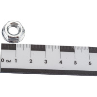 Гайка МЕТАЛЛСЕРВИС M8, DIN 6923, с фланцем, цинк, 50 шт. 1239406