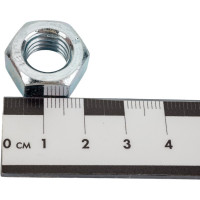 Гайка МЕТАЛЛСЕРВИС М12, DIN 934, цинк, 50 шт. 1238971