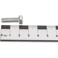 Болт МЕТАЛЛСЕРВИС M6x20, DIN 933, с полной резьбой, цинк, 50 шт. 1238963