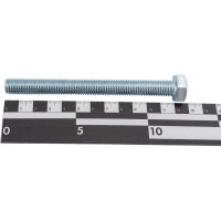 Болт МЕТАЛЛСЕРВИС М12x120, DIN 933, с полной резьбой, цинк, 4 шт. 1239325