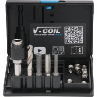 Набор для восстановления резьбы VOLKEL М5x0,8 15 предметов V-Coil Rapid V04309
