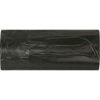 Мешки в рулоне для мусора 30 л, черные, 30 шт, ПНД, 10 мкм, 50x60 см ЛЮБАША 608090