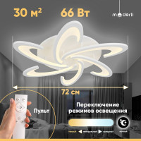 Светодиодная потолочная люстра Moderli Milly V10171-CL
