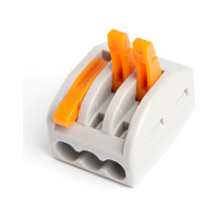 Строительно-монтажная 3-проводная клемма STEKKER LD222-613 39867