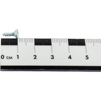 Универсальный саморез МЕТАЛЛСЕРВИС 3x10 белый цинк, 500 шт. 1240056