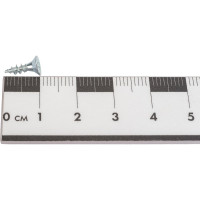 Универсальный саморез МЕТАЛЛСЕРВИС 3x10 белый цинк, 1000 шт. 1240090