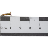 Универсальный саморез МЕТАЛЛСЕРВИС 2,5x12 желтый цинк, 500 шт. 1240078