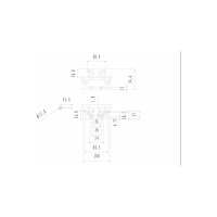 Накладная дверная петля Palladium 2BB-100 PB 00011847
