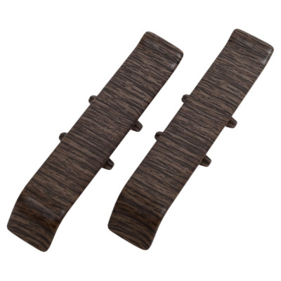 Соединитель для плинтуса DECONIKA (70 мм, 301 Венге 2 шт.)  Д-П70-С-Ф2 301 ВНГ