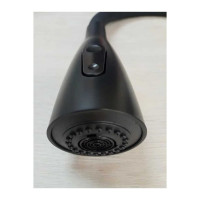 Смеситель для кухни SHEVANIK с гибким изливом, с лейкой, черный S843H-3