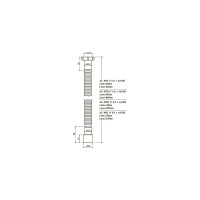 Гибкая труба ORIO 1 1/2х40/50, максимальная длина 1250 мм АС-10132
