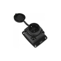 Наружная розетка TP Electric 16А 2P+E каучук. IP44 3101-306-0300