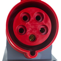 Стационарная розетка IEK MAGNUM ССИ-125 32А 3Р+РЕ+N 380В IP44 PSN12-032-5 7566097