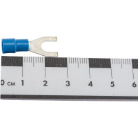 Вилочный наконечник Klauke 1,5-2,5мм2 под винт М 5 синий klk630C5