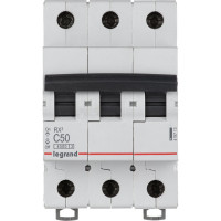 Авт.выключатель RX3 Legrand 4,5кА 50А 3П C 419713
