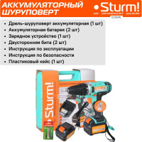 Аккумуляторная дрель-шуруповерт Sturm CD3224L