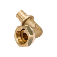 Угольник с накидной гайкой PRO AQUA 16x1/2 AX3501612NG