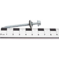 Кровельный саморез Качественный КРЕПЕЖ цинк, 4.8х60 мм, 85 шт 0500175 КЧ