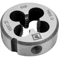 Круглая ручная плашка М8х1.25, HSS, Ф25х9 мм Thorvik D-COMBO MD8125 52834