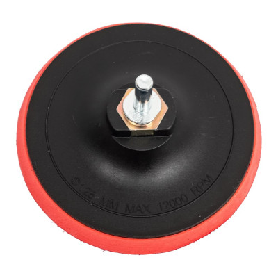 Насадка с липучкой (125 мм; гайка М14) для УШМ и дрели ZOLDER Z-501-01