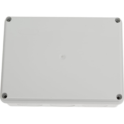 Коробка приборная для наружного монтажа 190х140х70мм, IP55, серый Greenel GE41264