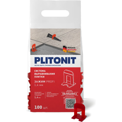 Зажим PLITONIT SVP-PROFI 1.4мм (100шт в пакете) 21830 Н008263