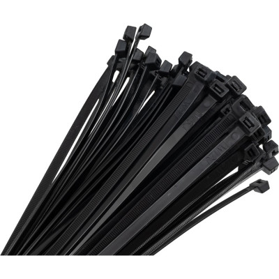 Пластмассовый хомут Wurth черный, 7,8x360 мм, 100 шт. 0502181 090 100